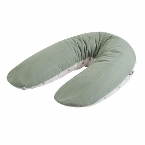 Tinéo - Coussin d'allaitement éponge vert sauge