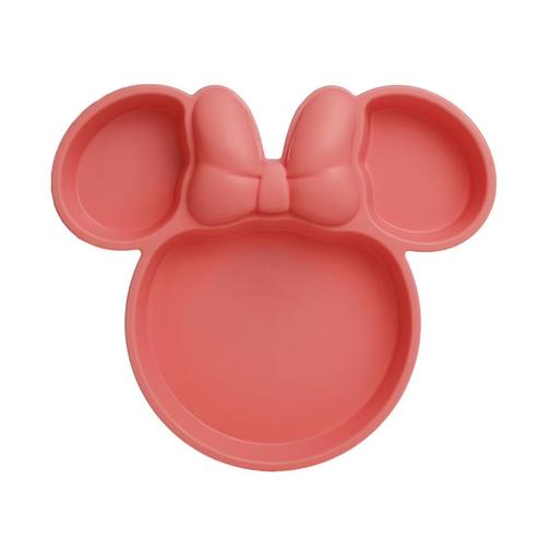 Thermobaby - Assiette Silhouette Tete De Minnie Collector Rose