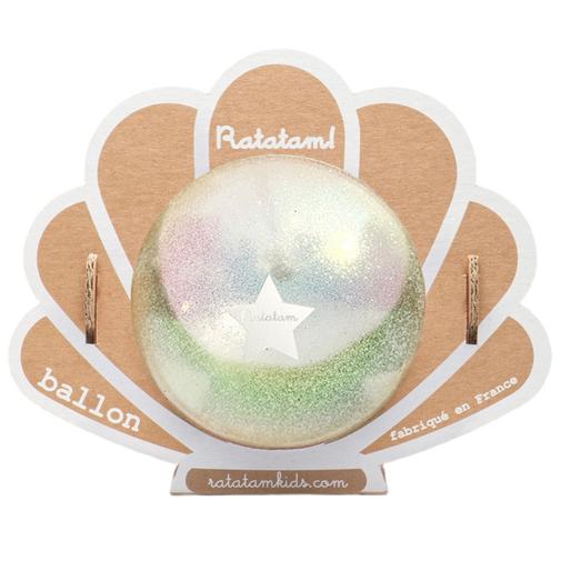 Ratatam - Ballon coquillage Blanc (10 cm)