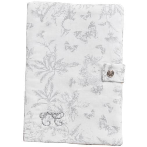 Tartine et Chocolat - Protège carnet de santé Toile de Jouy gris