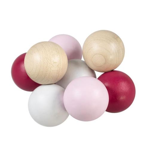 Detoa - Detoa 8 boules en bois éveil rouge
