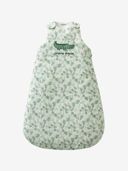 Vertbaudet - Gigoteuse sans manches CROCO MIGNON vert - Vertbaudet