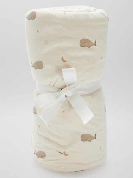 Kiabi - Couverture imprimé en coton jersey