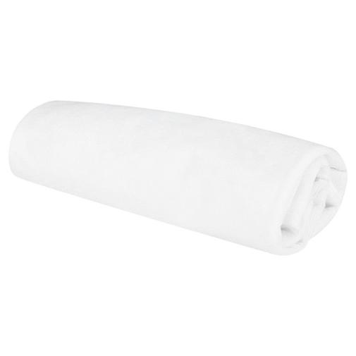 Prémaman - Alèse protège matelas plastifié en éponge bouclette 60x120cm - Blanc