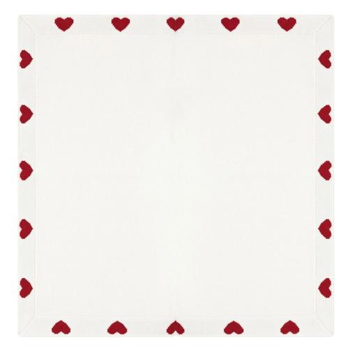 Petit Bateau - Petit Bateau - Couverture Maille Cœurs Coton Bio