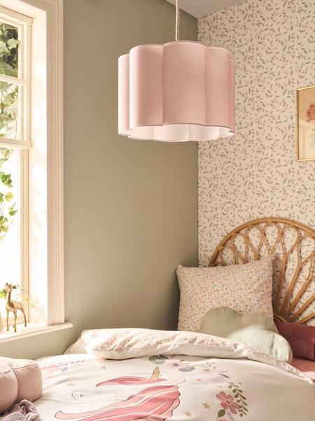 Vertbaudet - Abat-jour fleur bicolore rose