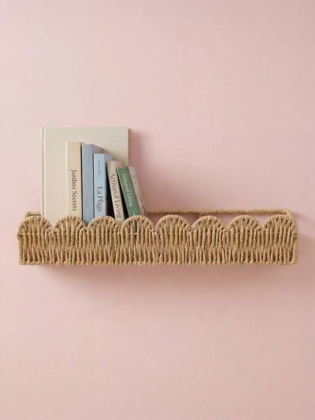 Vertbaudet - Étagère en feston corde de papier beige