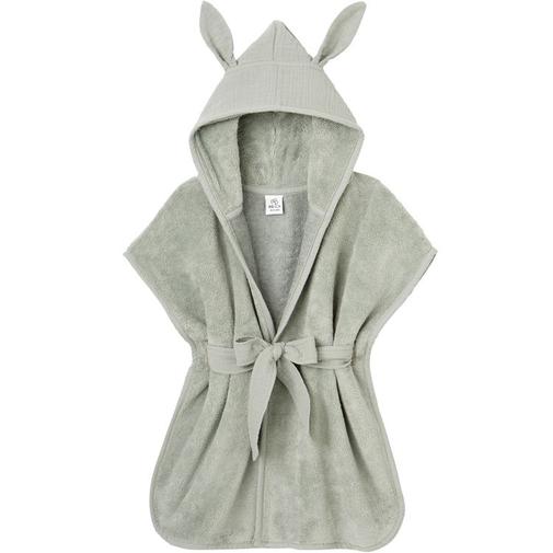 Bb&Co - Peignoir de bain Soft bambou vert de gris (0-2 ans)
