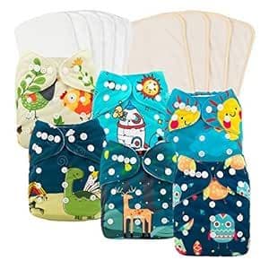 Brand        babygoal - Reusable Cloth Diapers 6 Pack