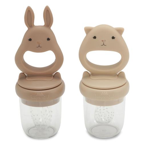 Konges Slojd - Lot de 2 Grignoteurs Bark & Shell - 3 Mois +
