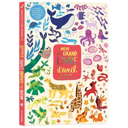 Auzou Editions - Mon très grand livre d'éveil Le monde des couleurs