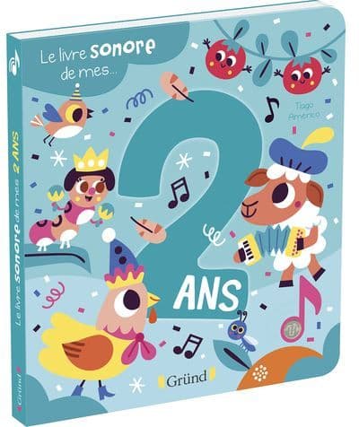 fnac.com - Le livre sonore de mes 2 ans - Livre sonore avec 6 puces - À partir de 2 ans
