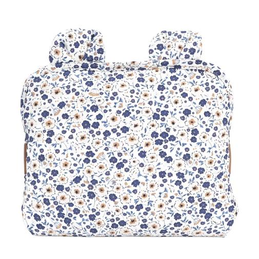 Little Crevette - Tapis À Langer De Voyage Coton Bio Bleu