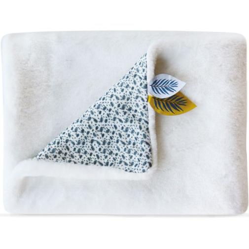 Doudou Et Compagnie - Couverture bébé en polaire Yoca le koala blanc (70 x 100 cm)