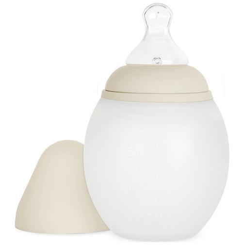 Elhée - Biberon anti-colique en silicone sand (330 ml)