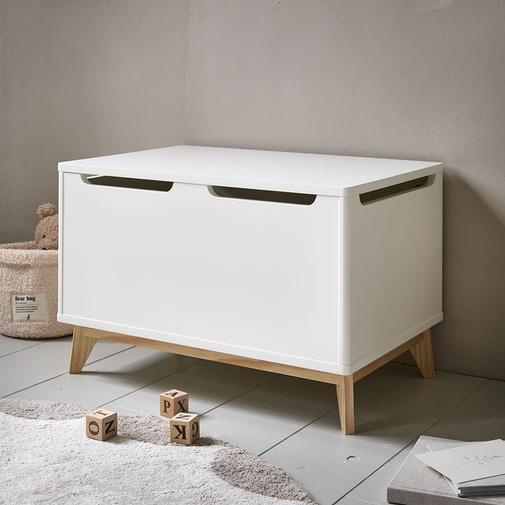 Petite Amélie - Coffre à jouet en mdf blanc