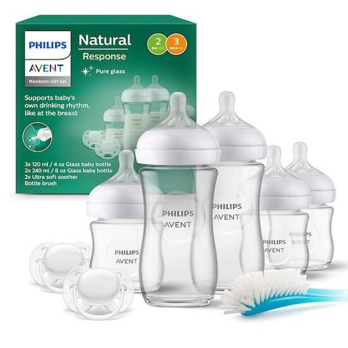 Philips Avent - Kit Nouveau-né Natural en verre 3.0
