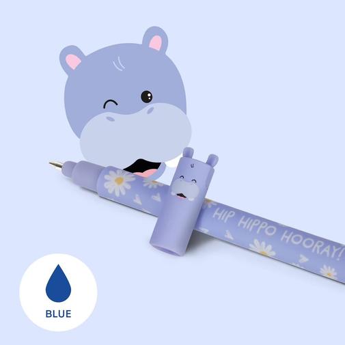 LEGAMI - Lot De 2 Stylos À Encre Gel Effaçable - Hippo Et Bee Multicolore