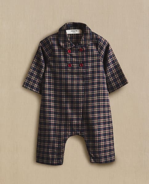 zarahome - BARBOTEUSE BÉBÉ FLANELLE CARREAUX NOËL