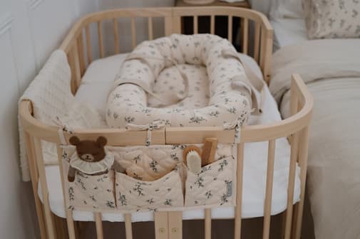 Mon Lit Cabane - - Berceau Évolutif Rectangulaire 7 en 1 avec Matelas - Naturel - Naturel