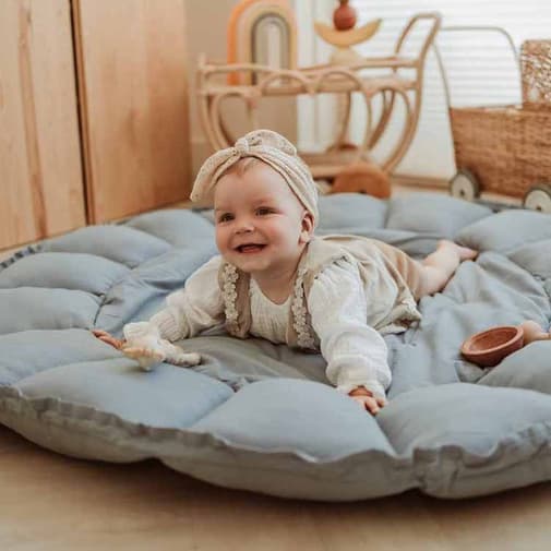 Play&Go - Tapis de jeu 3 en 1 Organic Coco Bleu