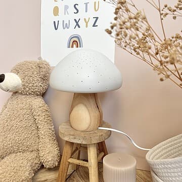 Amadeus - Lampe Champignon - Blanc
