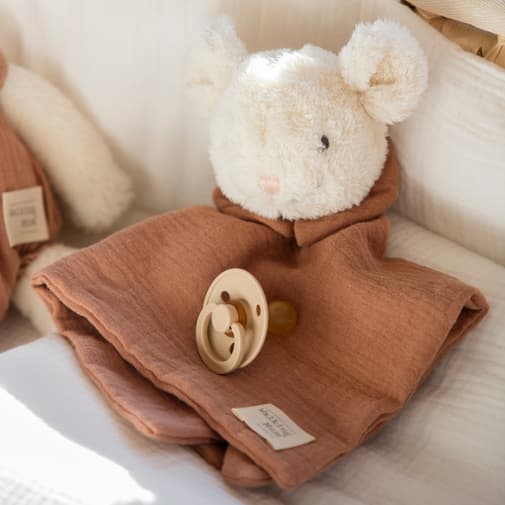 Walking Mum - Doudou Souris Poppy Cannelle