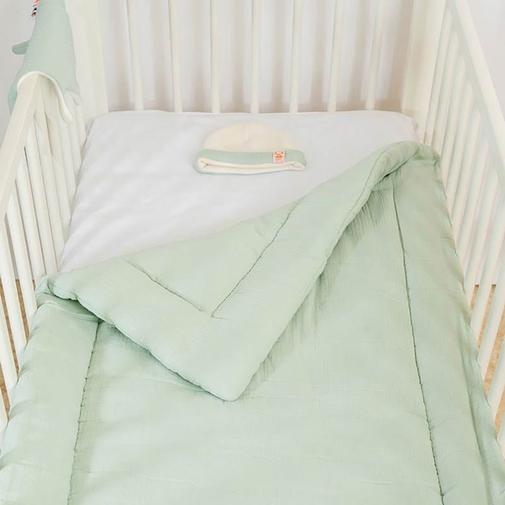 Papate - Edredon en coton bio vert