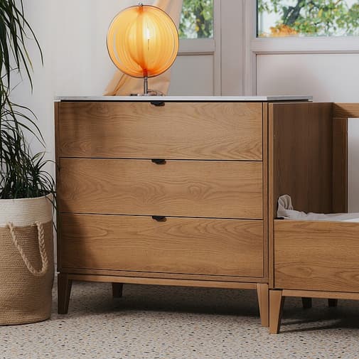 Nina Bien - Commode Milan - Chêne Caramel