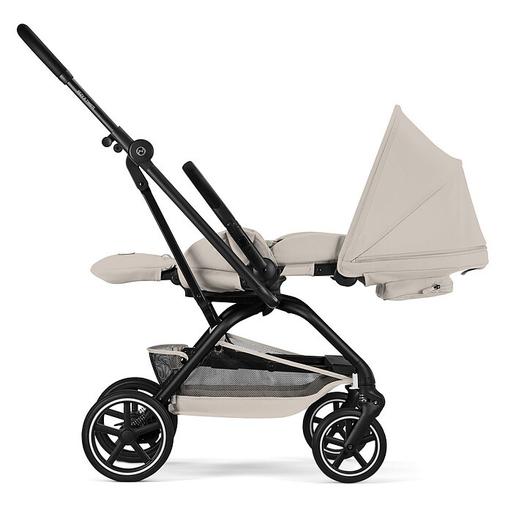 Cybex - Poussette Compacte Eezy S Twist+2 Châssis Black - Dune Grey