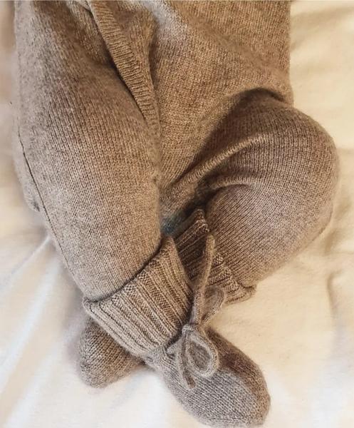 My Little Freckle - My Little Freckle - Chaussons Cachemire Bio Fold Down