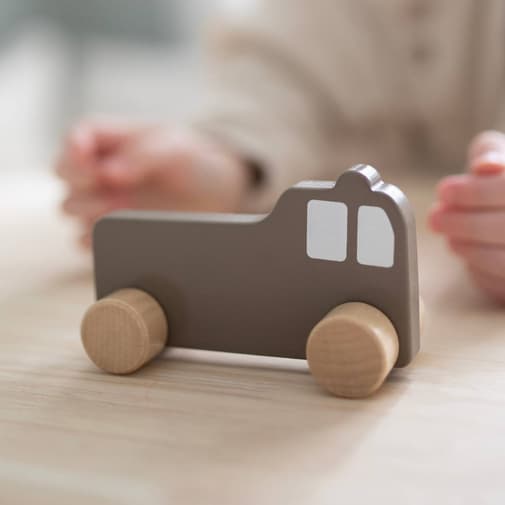 Jabadabado - Mes Premières Voitures En Bois Nature Ecru, Beige, Marron