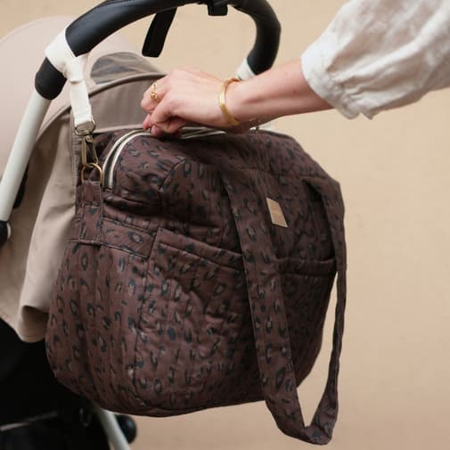 Nobodinoz - Sac à langer imperméable Hyde Park Léonie Brown