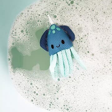 Janod - Lot de 3 Eponges de Bain Animaux Marins