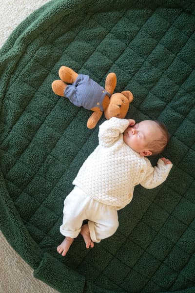 Play & Go - Tapis de jeu 2 en 1 Noomad Soft Teddy Evergreen