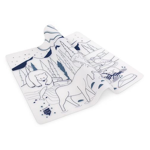 Superpetit - Set En Silicone À Colorier - Forêt Boréale Multi-coloured