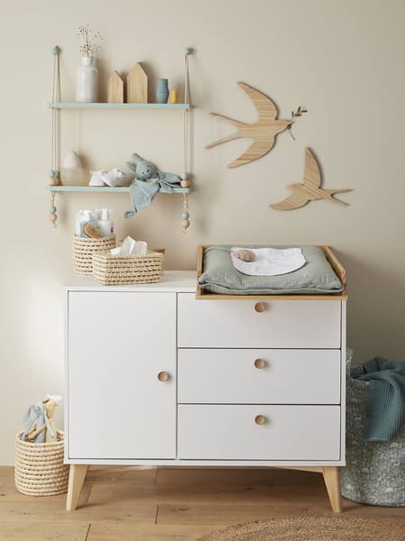 Vertbaudet - Commode SONGE blanc/bois
