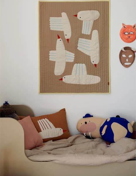 Ferm Living Kids - Ferm Living Kids - Plaid Bird en coton