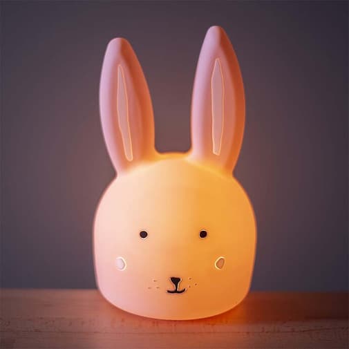 Trixie - Veilleuse sans fil rechargeable Mrs Rabbit - Rose