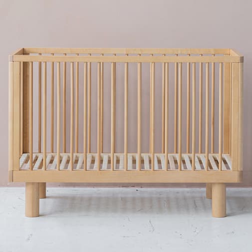 Karl & Fric - Lit Bébé Evolutif Nox Bois Naturel - 60 x 120 cm
