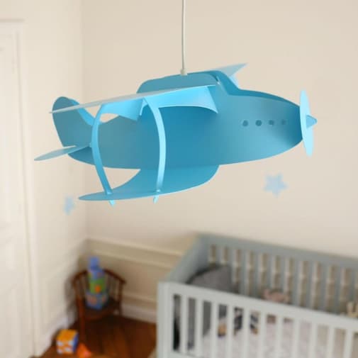 R&M Coudert - Suspension enfants Avion Bleu 50cm