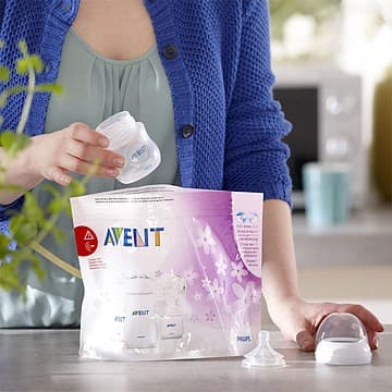 Philips Avent - Lot de 5 Sachets de Stérilisation pour Micro-ondes