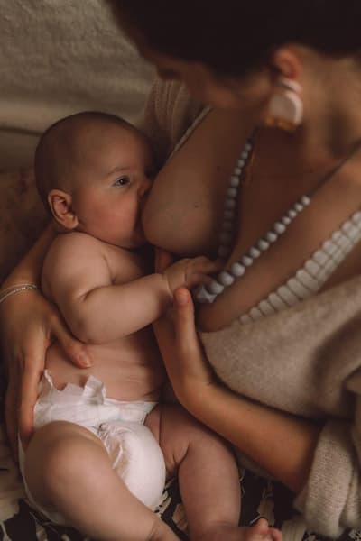 MintyWendy - Collier d'allaitement et portage Clélia  Cadeau de naissance future maman
