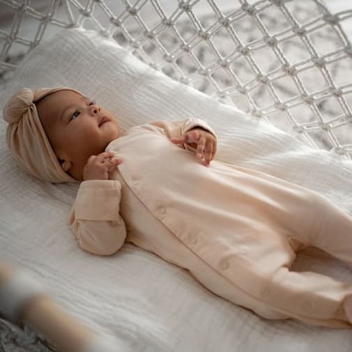 Bonjour Little - Pyjama bébé jersey - Nude