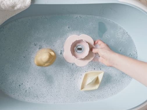 Béaba - Thermomètre de bain Lotus green blue