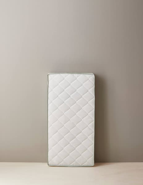 Vertbaudet - Matelas bébé anti-acariens traité Bi-ome NTL® blanc