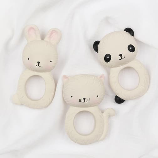 A Little Lovely Company - Anneau de dentition Lapin blanc