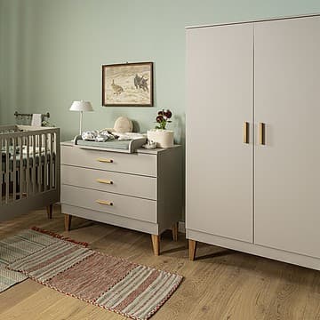 Vox Meubles - Armoire 2 Portes Lounge - Gris