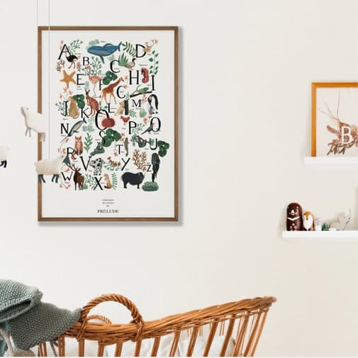 Studio Romeo - Abécédaire des Animaux - Affiche Prélude x Studio Romeo, A3 / A4