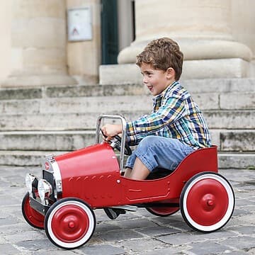 Baghera - Voiture à Pédales Classic - Rouge